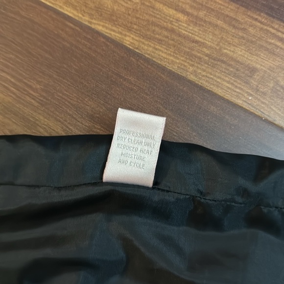 REBECCA TAYLOR Elegant Wool Black Lace Trim Skirt Size 8 - Picture 5 of 8